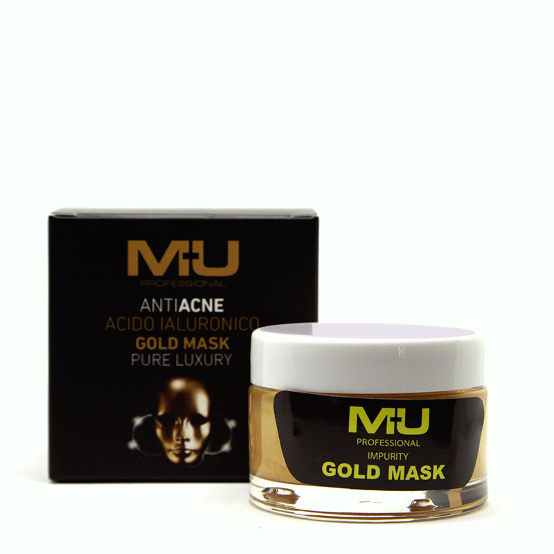 crema antiacne gold mask MU makeup
