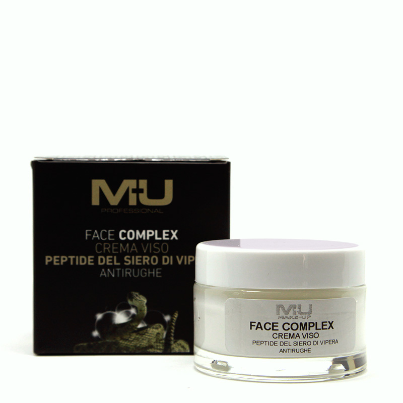 crema face complex peptide MU makeup