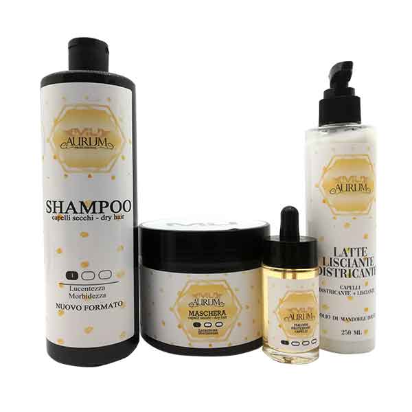 kit completo mu aurum capelli secchi