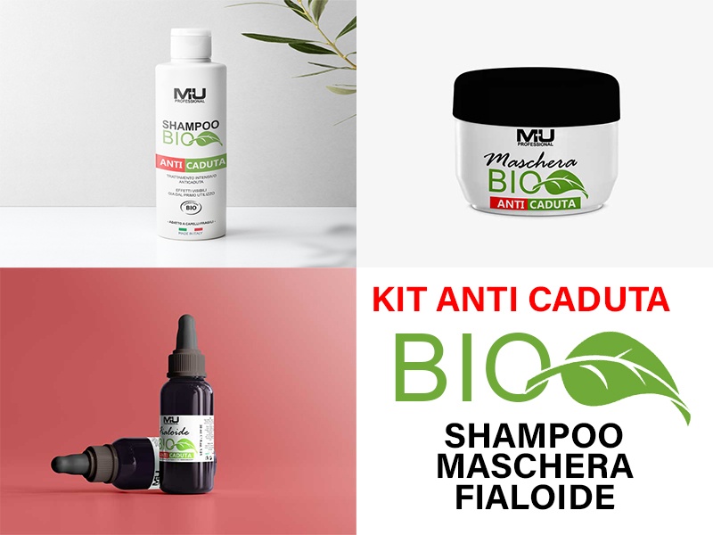 KIT Anti Caduta BIO Shampoo Maschera Fialoide