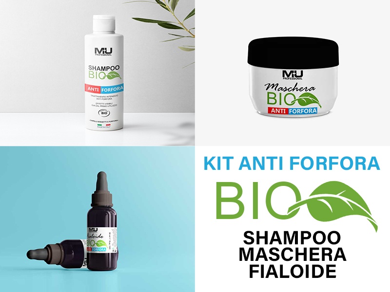 KIT Anti Forfora BIO Shampoo Maschera Fialoide