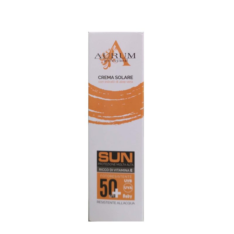 Creama Solare Aurum – Protezione molto alta UVB 50+ baby