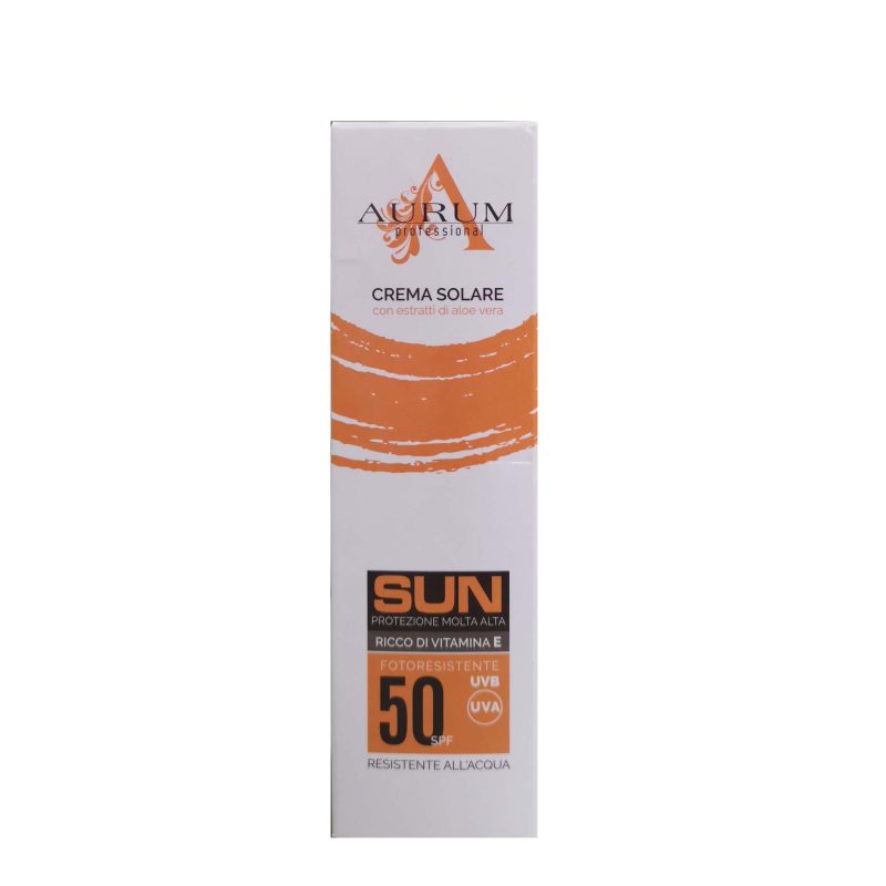 Crema solare – Protezione molto alta SPF 50 UVA